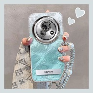 Meizu Lucky08 Ice Blue Glacier Gradient Phone Case Premium Soft TPU Full Coverage Shockproof Camera 
