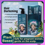 VIRTOK Shoupin Syampu Pewarna Rambut Hair Color Shampoo Cover White Hair Hair Care Hair Dye