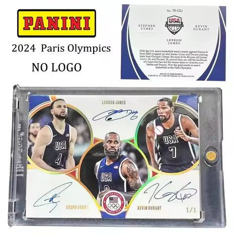 2024 Paris Olympics Panini Basketball star card DIY James Curry Durant A boy\\\\'s favorite holiday 