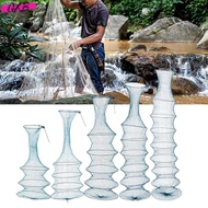 G.X.B Fishing Net 3/5/8/10 Layers Portable Collapsible Qui-drying Nylon Mesh Fishing-Basket Soft Ste