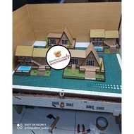 Craft cardboard house 039 28x28