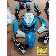PAKET FULLBODY NEW NMAX PREDATOR 2020 PERPADUAN WARNA BIRU PUTIH HITAM
