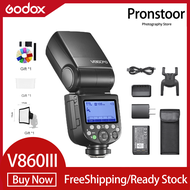 Godox V860III TTL HSS Speedlite 2.4G V860III-C อุปกรณ์เสริมไฟถ่ายรูป V860III-S สำหรับ Canon Sony Nik