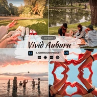 Vivid Auburn | Preset Lightroom Viral | Mobile & Desktop | Aesthetic Presets | Instant Download | Li
