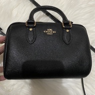 Preloved Coach Mini Rowan Black Slingbang Original Authentic