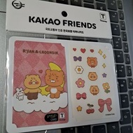 包郵 韓國八達通 0餘額 kakao friends ryan & choonsik tmoney card T-money 韓國交通卡 t money + sticker 送貼紙