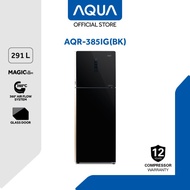 AQUA JAPAN AQR-385IG(BK) Kulkas 2 Pintu