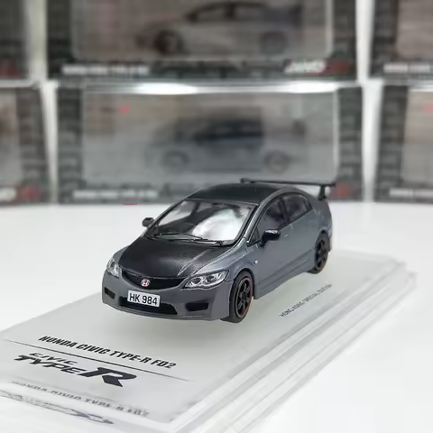 INNO Diecast 1:64 Scale HONDA CIVIC TYPE R FD2 Alloy Simulation Car Model Collection Souvenir Displa
