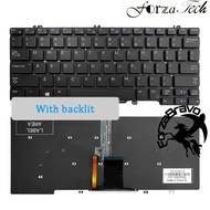 Laptop Keyboard For Latitude 5290 7380 7389 7390 E7390 E7290 E5290 Black Black Backlight WARRANTY NE