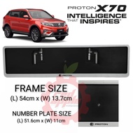 Proton X70 Car Number Plate / Proton Frame + Number Plate