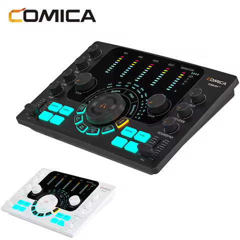 Comica ADCaster C2 Audio Interface Streaming/Podcasting/Recording Multi-functional Audio Interface f