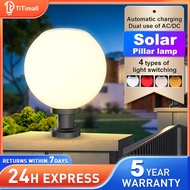 Solar Gate Light Outdoor Waterproof Lampu Pagar Solar 4 Types of Light Pillar Light Solar Light with
