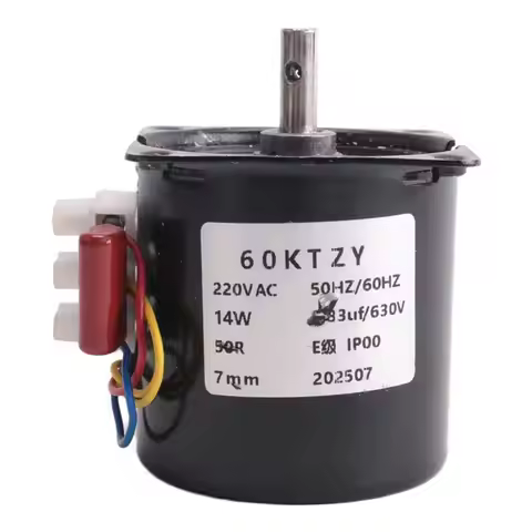 ONCE Synchronous Motor 30RPM 60KTYZ 220V 14W Permanent Magnet Synchronous Gear Motor Small Motor 50H