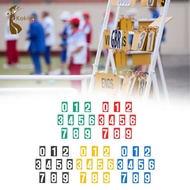 [kokiya] Score Keeper Numbers 0-9 Scoring Board Lightweight Flip Number Cards for Tennis Ball Soccer