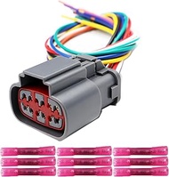 LIZAPUS Compatible with Ford E4OD / 4R100 Transmission Solenoid Wire Harness Repair Kit 1995-On Wiri