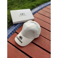 BALENCIAGA333 Black White Three-dimensional BB Embroidered Fashion Baseball Cap