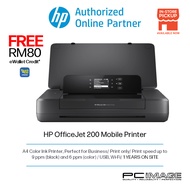 HP OfficeJet 200 Mobile Printer/Print Only CZ993A Set Up Ink Included