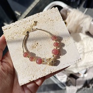 DIY Jewelry Wholesale Crystal Bracelet Strawberry Crystal Austrian Bracelet Beads Female Round Beads