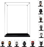 Acrylic Display Case for Lego Helmet, Acrylic Clear Display Case for 75277 75276 75304 76165 76187 7
