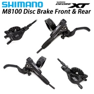 DEORE XT BR M8100 Hydraulic Disc Brake Set Front&amp;Rear rs8 pulley set mio i 125