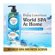 GINVERA World Spa Shower Scrub 750ML Swiss Glacier Water And Sea Salts (Laz Mama Shop)