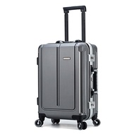 Factory source retro aluminum frame suitcase universal wheel suitcase password boarding case trolley case uni