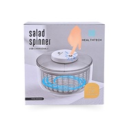 เครื่องสลัดน้ำผักไฟฟ้า Salad Spinner ความจุใหญ่สุด 6 ลิตร HEALTHTECH สะดวกสบายรวดเร็ว ปั่นด้วยมอเตอร
