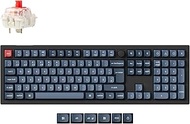 Keychron V6 Max Wireless QMK Custom Mechanical Keyboard, 2.4 GHz/Bluetooth, Full Size, DE-ISO Layout