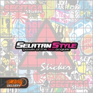 South Style Sticker Size 11 x 1.7 Cm