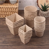 Strongaroetrtomj 10Pcs Biodegradable Plant Paper Pot Starters Nursery Cup Grow Bags For ling Home Gardening Tools SG