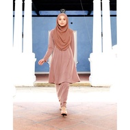 baju kurung tak payah gosok korean moss crepe xs sehingga 5xl poket kurung menyusu kurung pahang