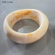 SEHENA Vintage Bangle For Women Big Irregular Wide Bracelet Multiple Color Bohemian Beach Acrylic Ba