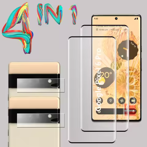 3D Tempered Glass For Google Pixel 6 Pro Screen Protector Camera Lens Film Pixel6 Pro Glass Protecti