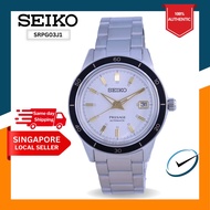 [CreationWatches] Seiko Presage Style 60s Stainless Steel Automatic Male Silver Stainless Steel Bracelet Watch SRPG03J1