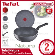 SOKANO Tefal Natura 20cm/24cm/28cm/32cm/34cm (Frypan/Deep Frypan) Cookware Periuk Pot Pan Wok Kuali