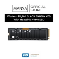 WD Black SN850X 4TB Gen4 NVMe PCIe 4.0 M.2 SSD
