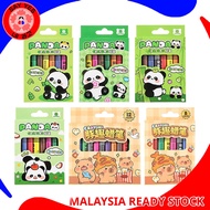 SayYes Krayon Warna Kids Crayon Washable Set Panda 8 Colors Capybara 12 Colors Mini Cute Cartoon Oil