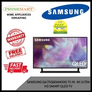 SAMSUNG QA75Q60AAKXXS 75 IN 4K ULTRA HD SMART QLED TV * 3 YEARS LOCAL WARRANTY