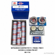 MITSUBISHI CANTER FE111,FB300,FB511, HICOM 4.3 KING PIN KIT (MI-11A) - 1 SET