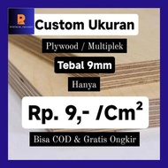 Rystalin_ Custom Ukuran Triplek 9Mm Plywood Halus Multiplek Gread
