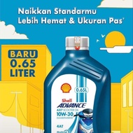 Shell Advance Ax7 Matic Motor Oil 10W-30 Synthetic Scooter/ 0.65 Ltr
