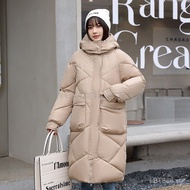Korean Style Thickened Puffer Jacket down Cotton Clothing Cotton Coat Women's Loose Winter Coat Mid-