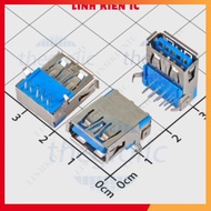 [10 Pieces]- USB Female Port 3.0 Type A 9 Pins Curved 90 Degrees Shop