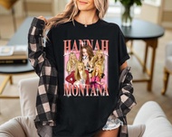 Retro Hannah Montana Shirt, Vintage 90s Comfort Colors Tee, Y2K Graphic T-shirt, Oversized Hannah Mo