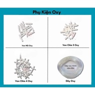 Connecting valve, 3-split valve, 4-split valve, 4mm oxygen wire