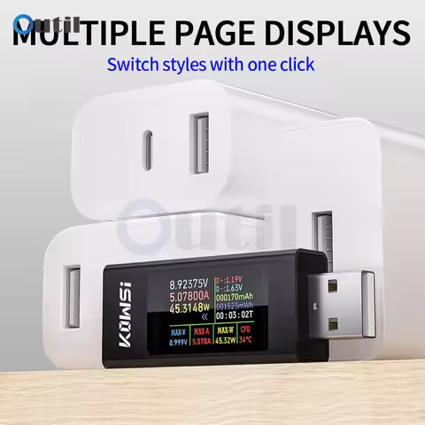 KWS-MX23 USB Tester DC 4-30V 0-12A Digital Voltmeter Amperimetro Power Meter Voltage Current Tester 