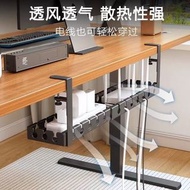 桌下理線器💯免打孔電源線架槽線路整理盒電線收納桌面走線神器插座