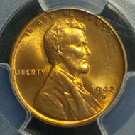 [評分: MS66+RD] 1942-D 美國林肯一仙美金 硬幣一枚