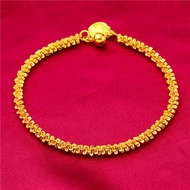 Magic Gold (4.17 g) GM Jewellery Emas Titanium Gelang Tangan Bracelet Bulu Jagung 0.5