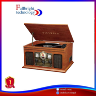 Victrola The Quincy 6 in 1 Bluetooth Turntable Mahogany เครื่องเล่นแผ่นเสียง Bluetooth แบบ 6 -in-1 ร